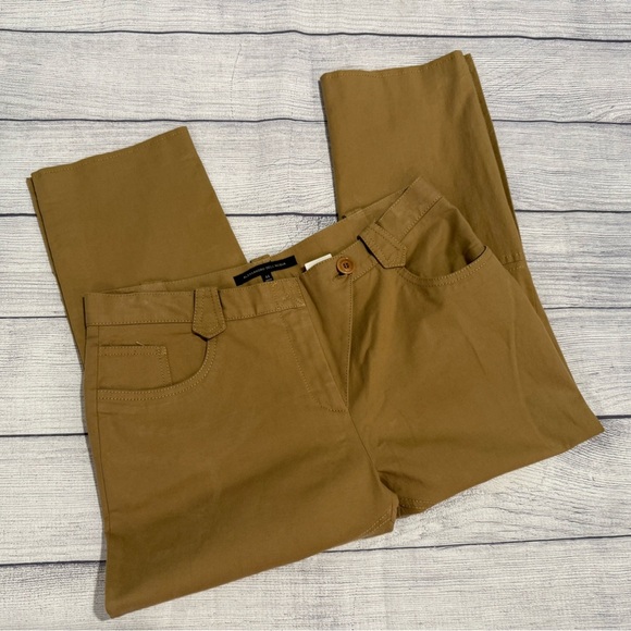 Alessandro Dell'Acqua Tan Button Detail women Pants Size 44 - Picture 11 of 14